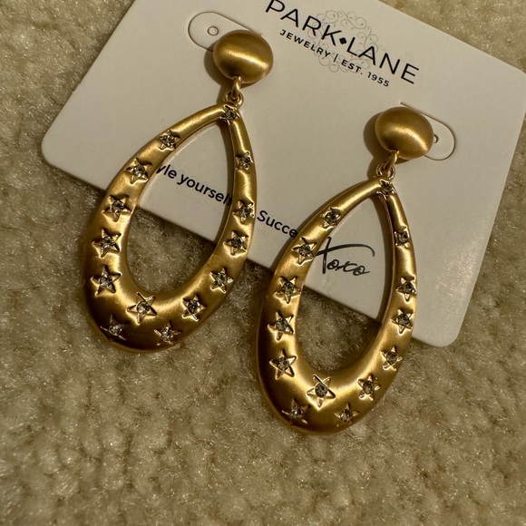 Park Lane Gold Star Earrings - Picture 2 of 2